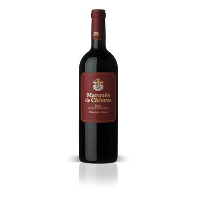 Vino tinto crianza D.O. Rioja MARQUÉS DE CÁCERES, 75 cl.
