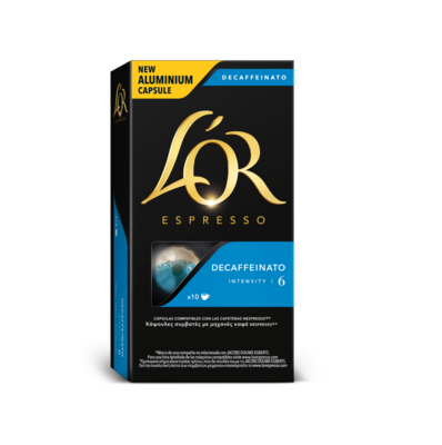 Café DECAFFEINATO espresso L&#39;OR