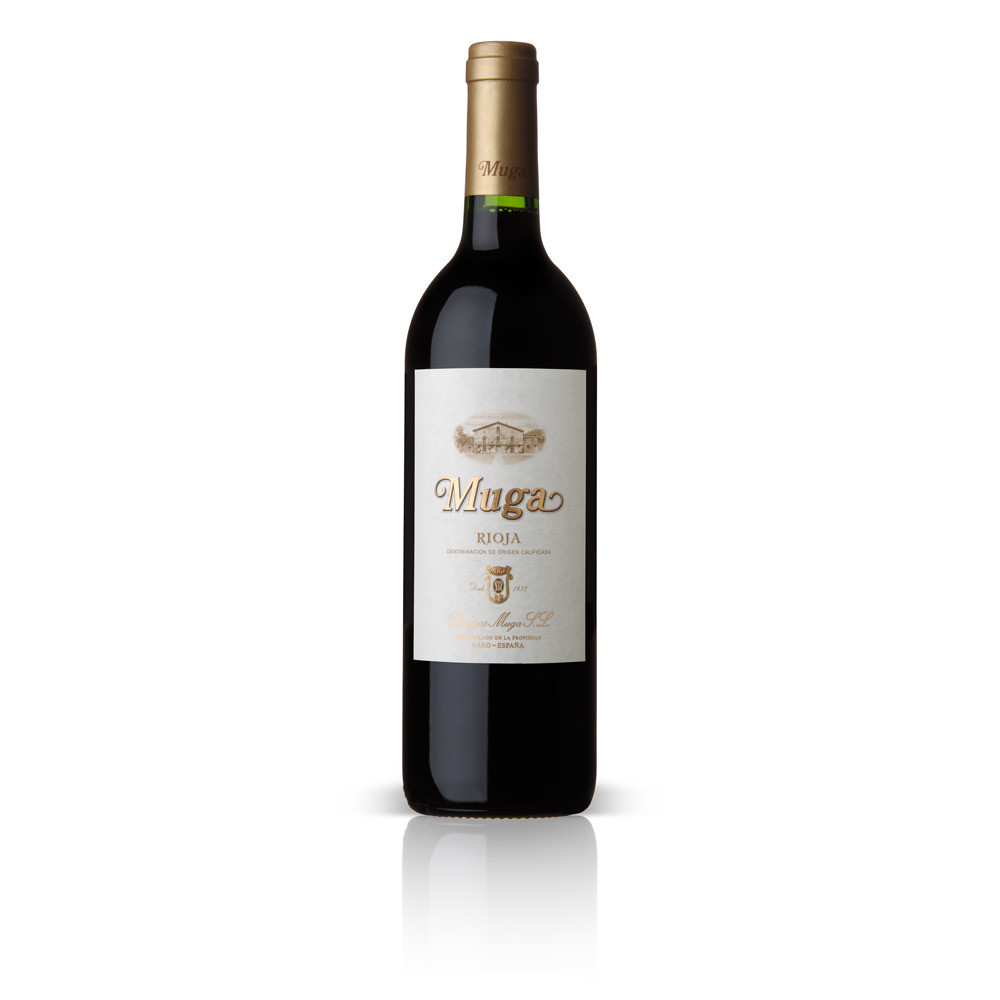 Vino tinto crianza D.O. Rioja MUGA, 75 cl.