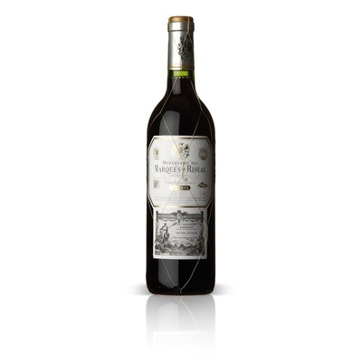 Vino tinto reserva D.O. Rioja MARQUÉS DE RISCAL, 75 cl.