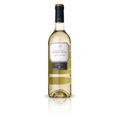 Vino blanco verdejo D.O. Rueda MARQUÉS DE RISCAL, 75 cl.