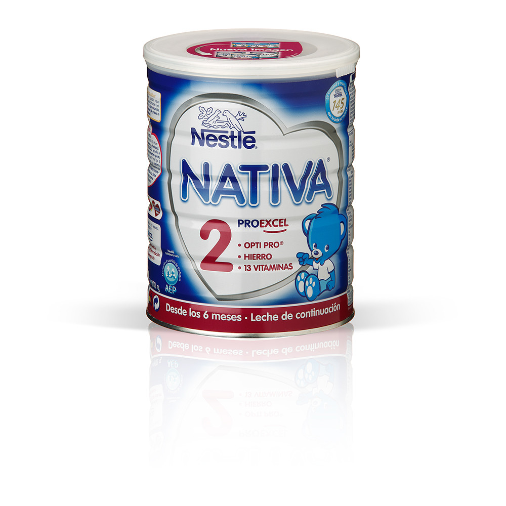 Leche en polvo de continuación NATIVA 2 de NESTLÉ.