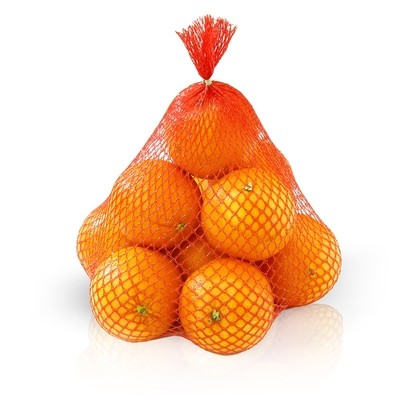 Naranjas en bolsa.