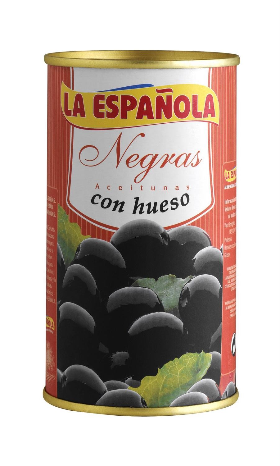 Aceituna negras con hueso LA ESPAÑOLA.