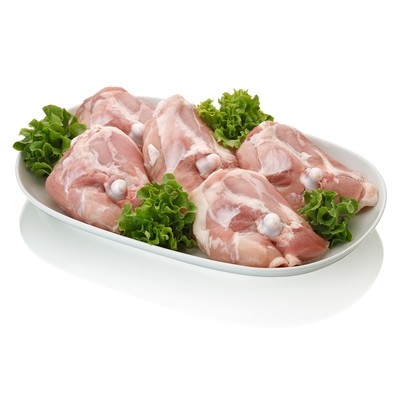 Contramuslos de pollo.