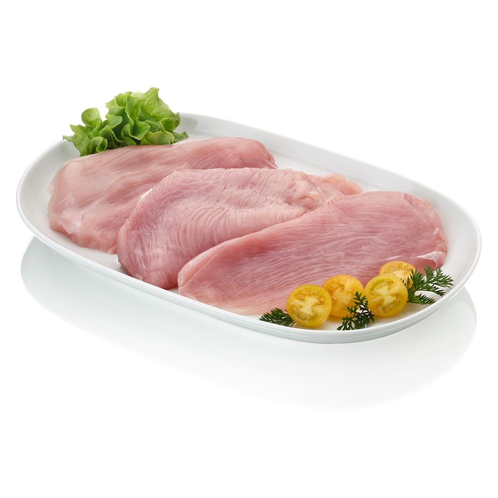 Filetes de pavo.