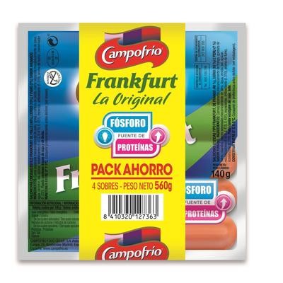 Salchichas estilo Frankfurt CAMPOFRÍO.