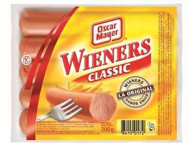 Salchichas estilo Wieners clásicas OSCAR MAYER.