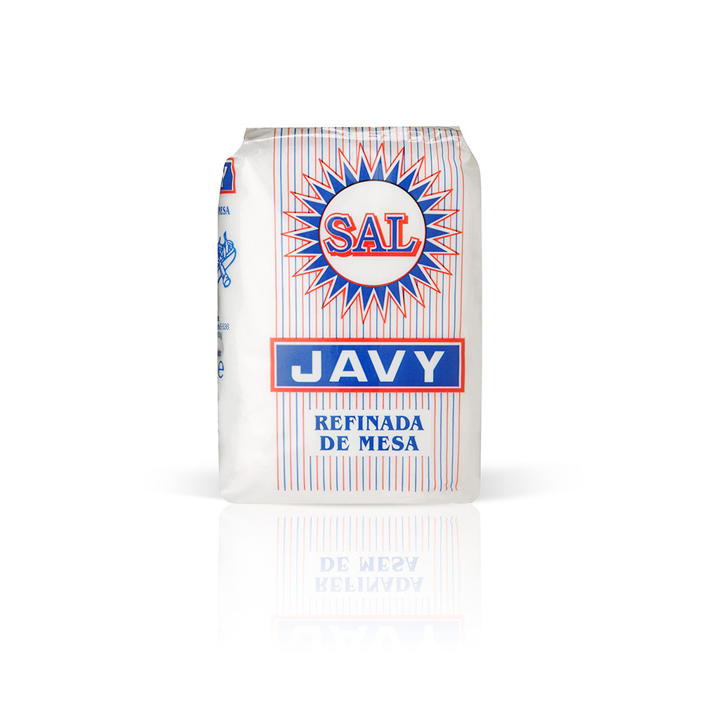 Sal refinada de mesa JAVY.