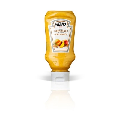 Salsa curry mango de HEINZ.
