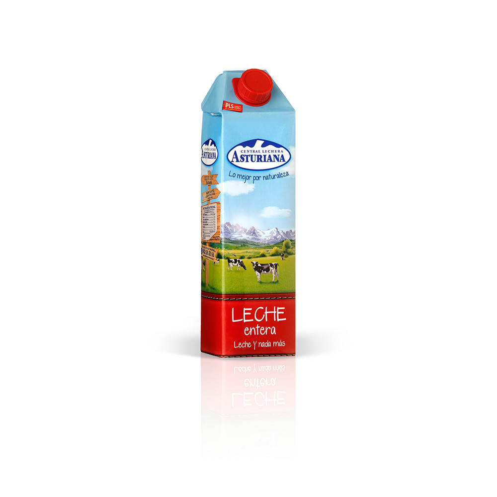 Leche entera CENTRAL LECHERA ASTURIANA.