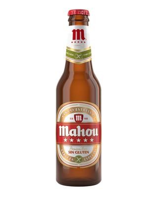 Cerveza sin gluten 5 Estrellas MAHOU 33 Cl