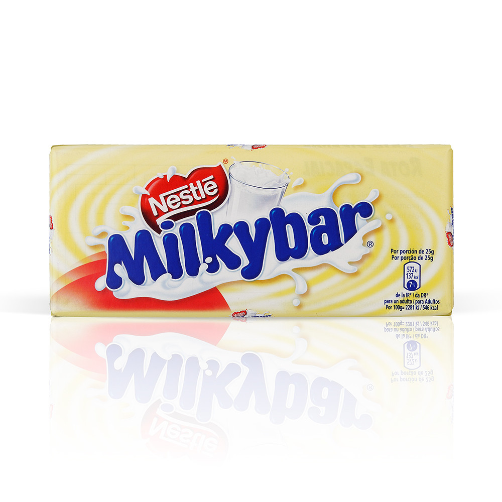 Chocolate blanco MYLKIBAR de NESTLÉ.