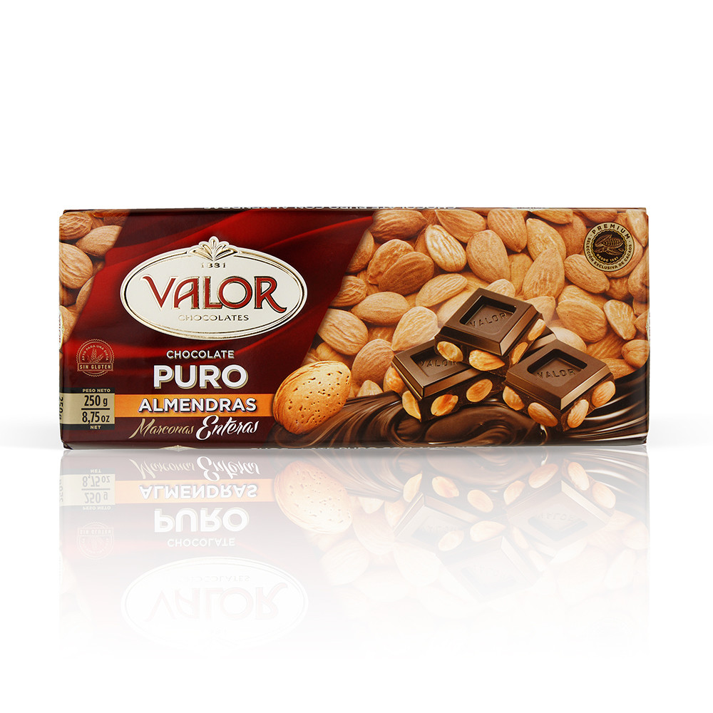 Chocolate Puro con Almendras Marconas Enteras Valor