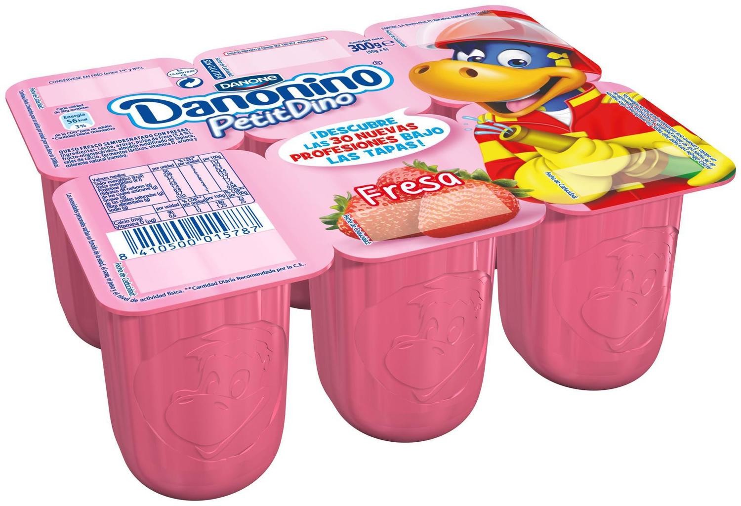 DANONINO sabor fresa de DANONE.