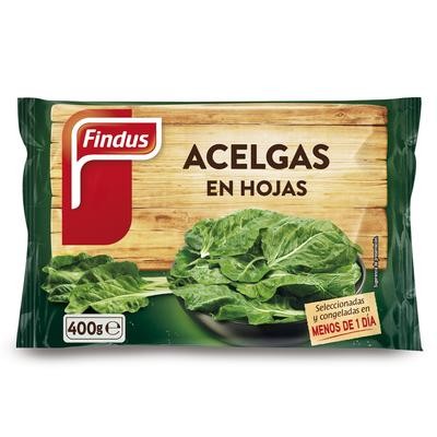 Acelgas en Hojas Findus 400 Gr