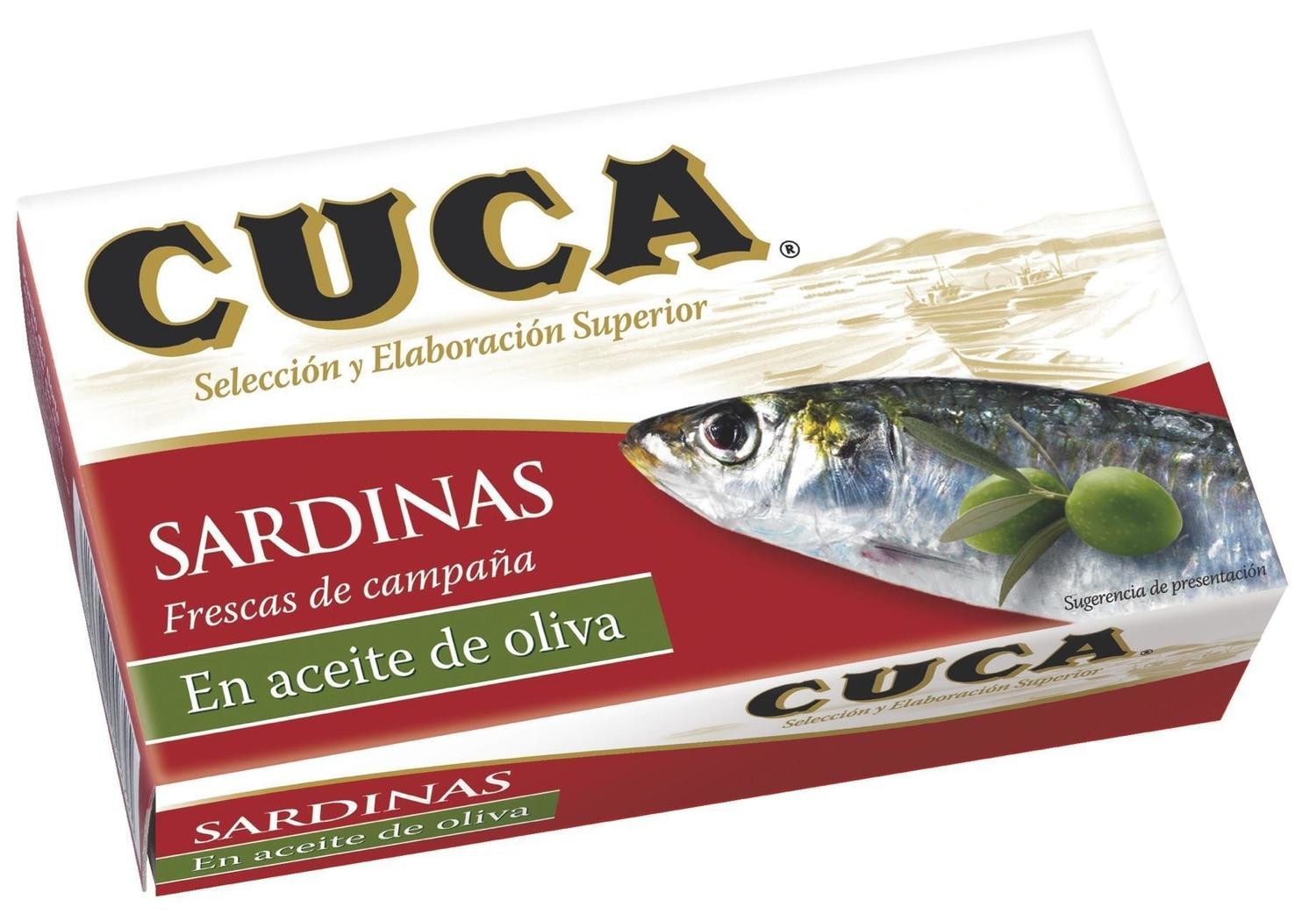 Sardinas en aceite de oliva CUCA