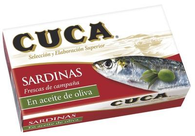 Sardinas en aceite de oliva CUCA