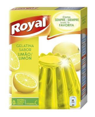Gelatina Sabor Limón Royal