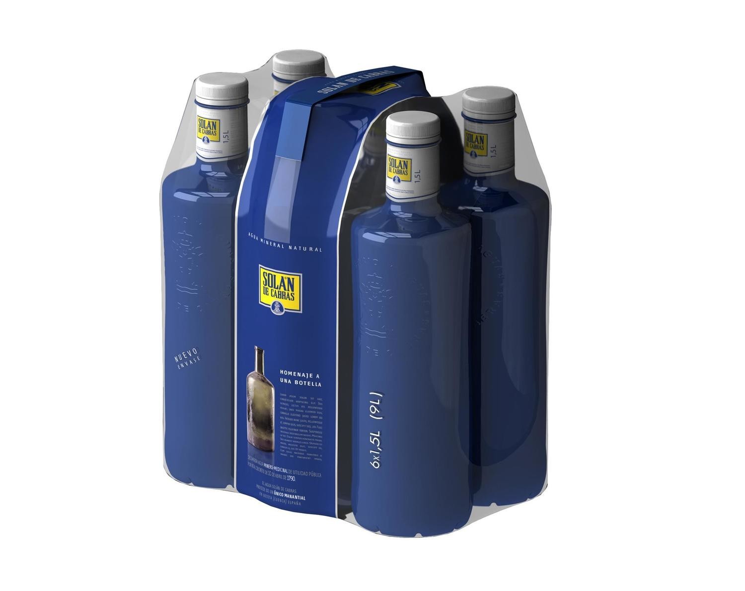 Agua Solán de Cabras Pack 6x1.5 Lt