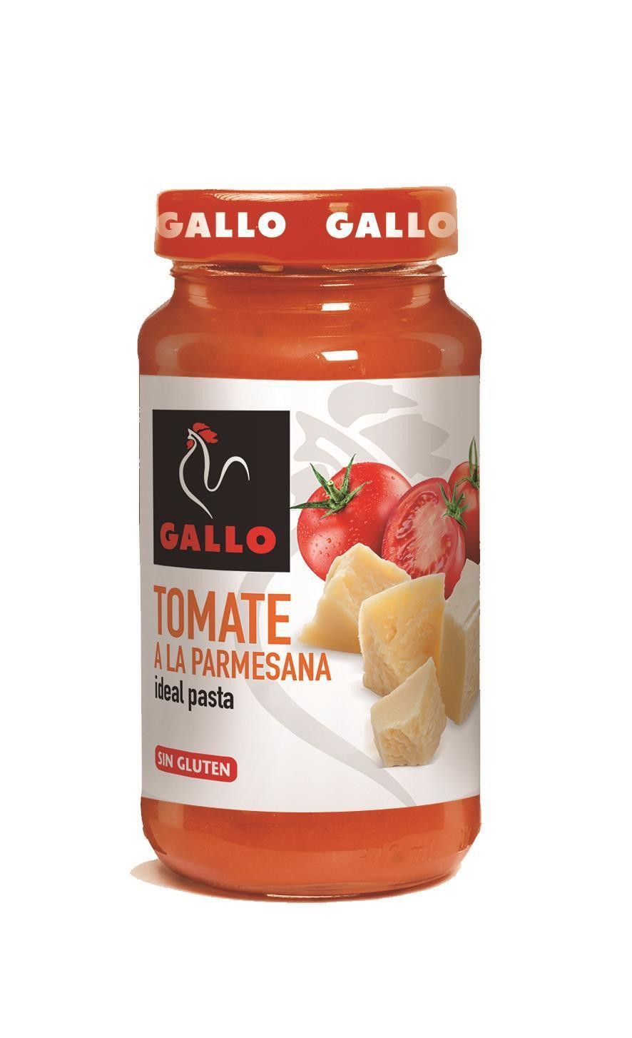 Salsa de tomate a la parmesana GALLO.