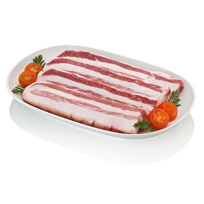 Panceta de cerdo ibérico.