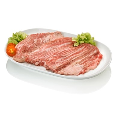 Secreto de cerdo ibérico.