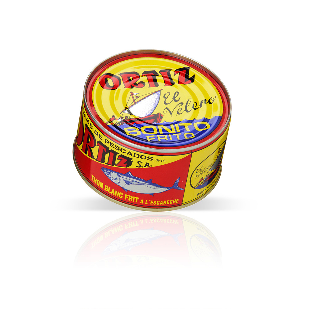 Bonito frito en escabeche ORTIZ (360 gramos).