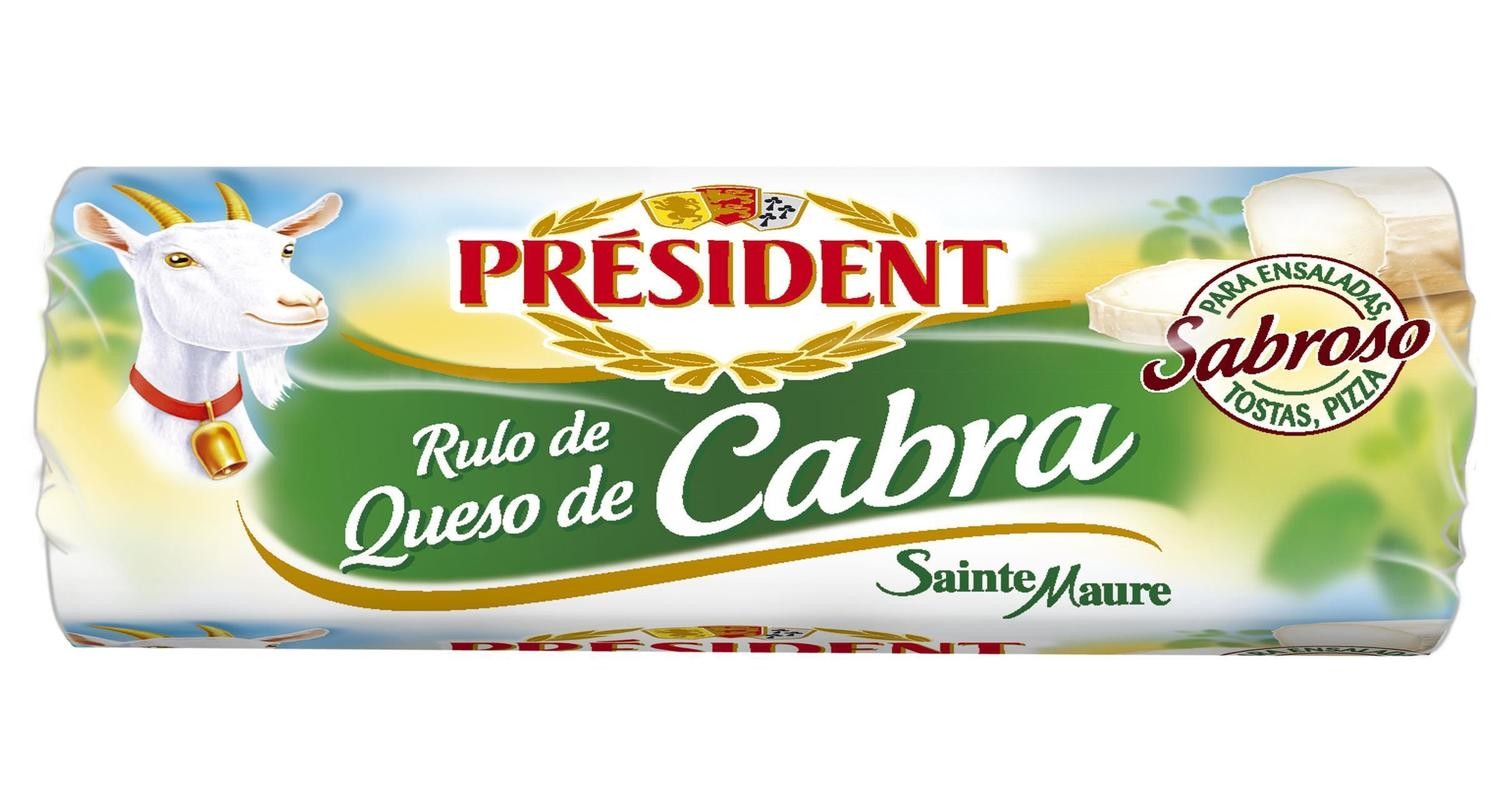 Rulo de queso de cabra de PRÉSIDENT.