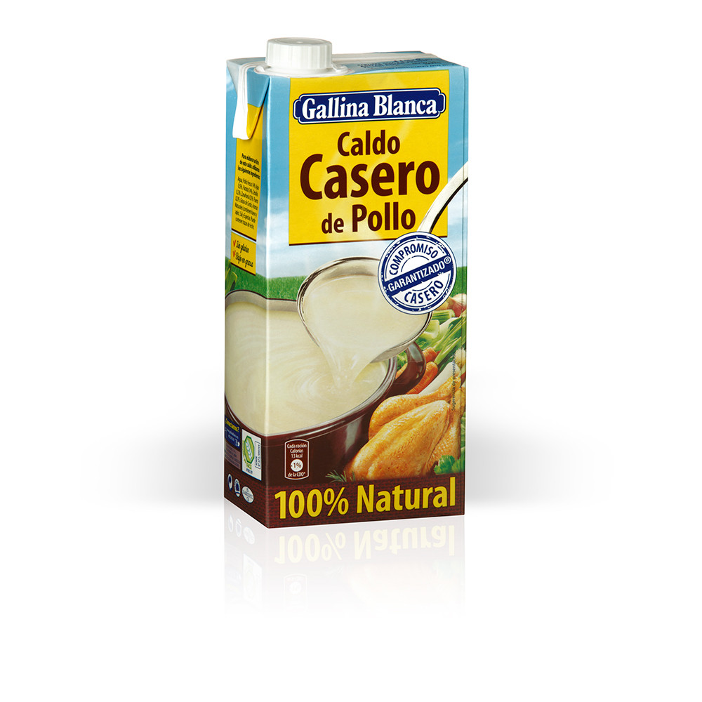 Caldo casero de pollo GALLINA BLANCA (1 litro).