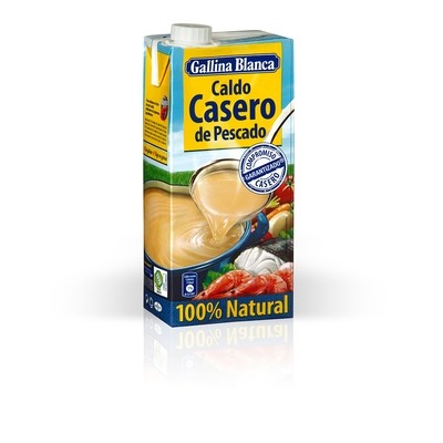 Caldo de pescado casero GALLINA BLANCA (1 litro).