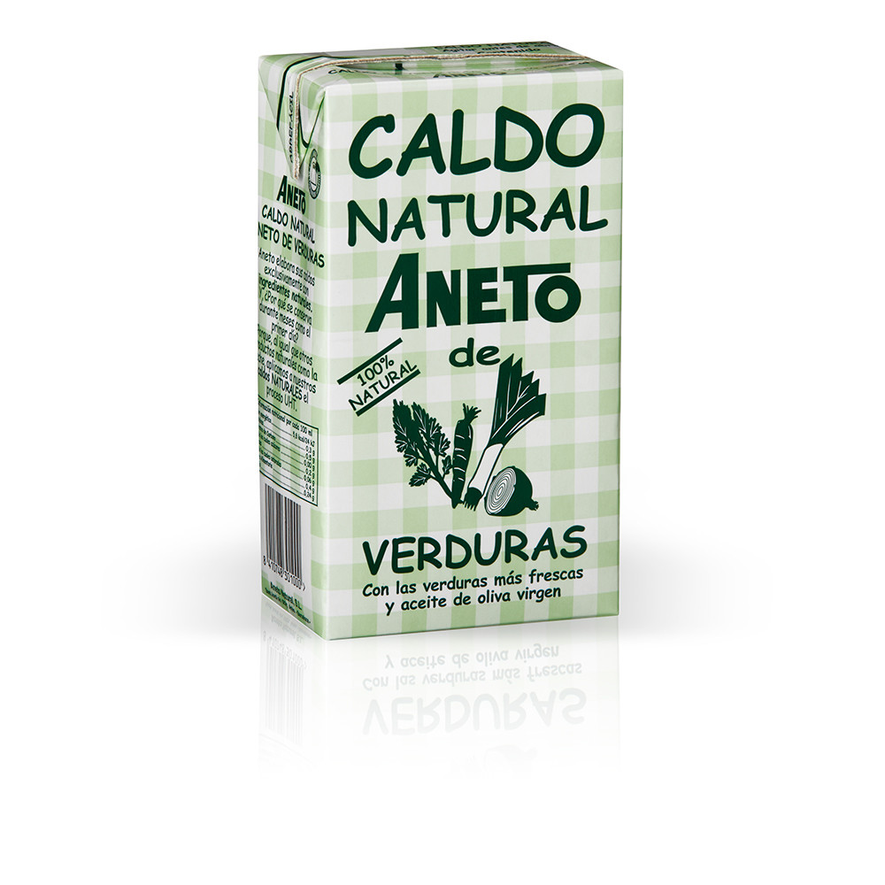 Caldo natural de verduras ANETO (1 litro).