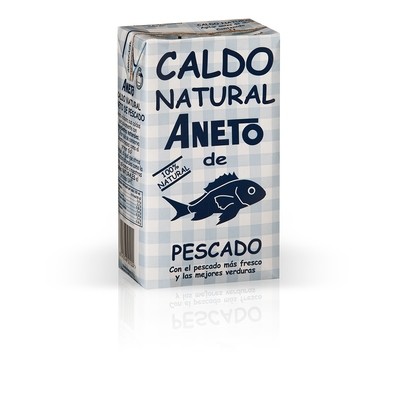 Caldo natural de pescado ANETO (1 litro).
