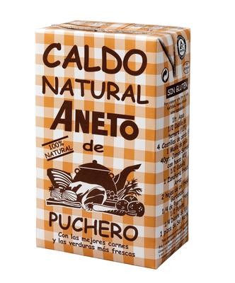 Caldo natural de puchero ANETO (1 litro).