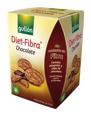 Galletas Diet-Fibra Chocolate Gullón 450 Gr