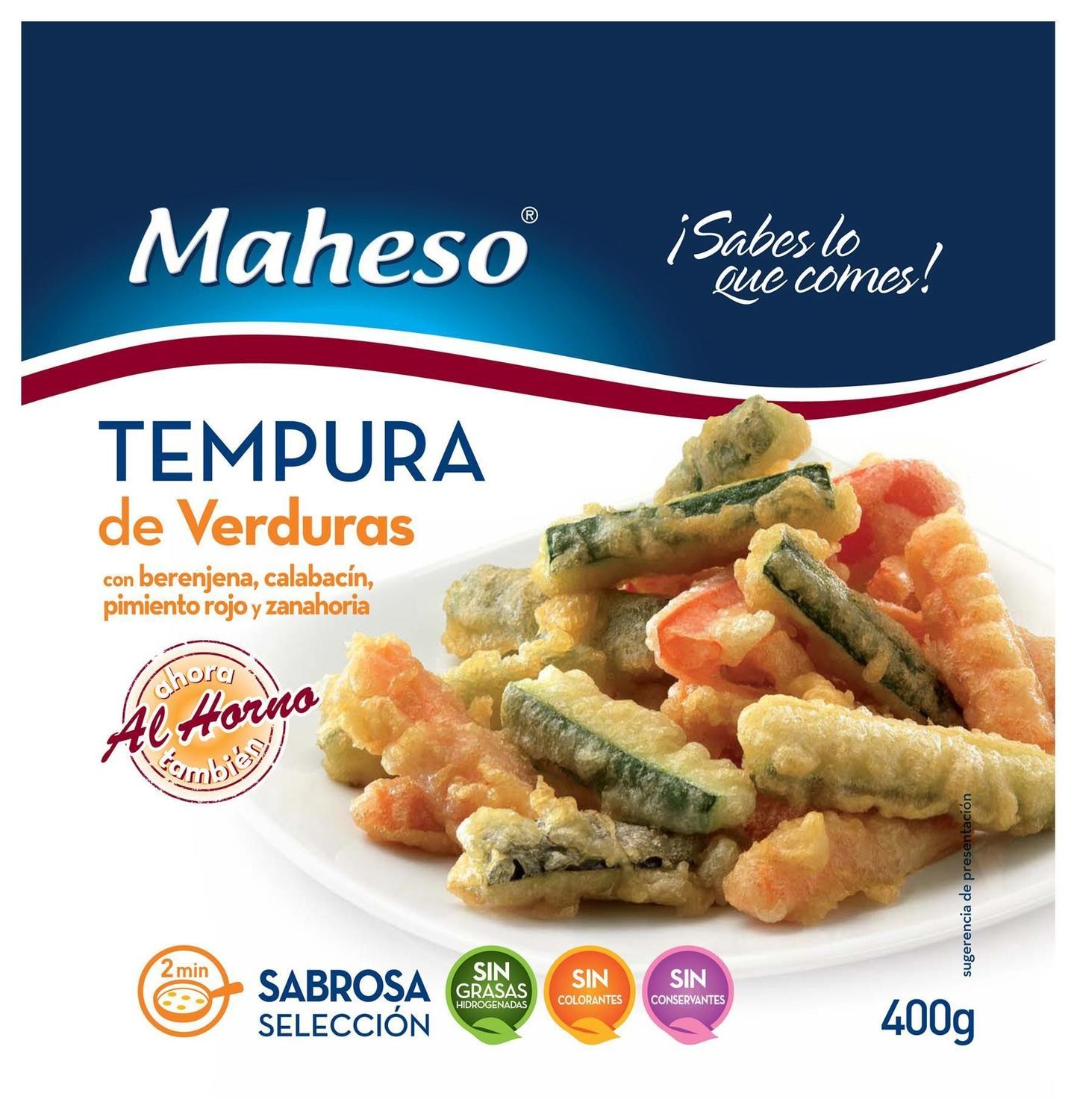 Tempura de Verduras Maheso 400 Gr