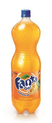 FANTA de naranja en botella (2 litros).