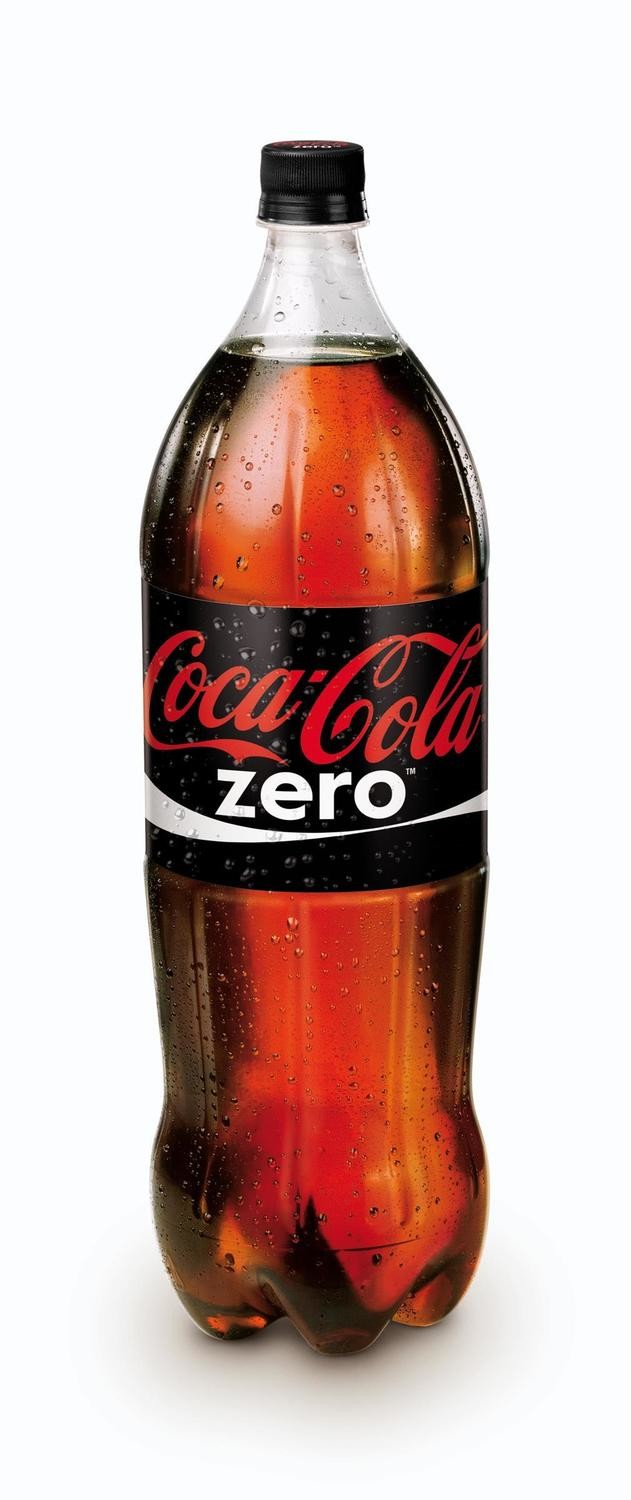 COCA COLA zero en botella (2 litros).