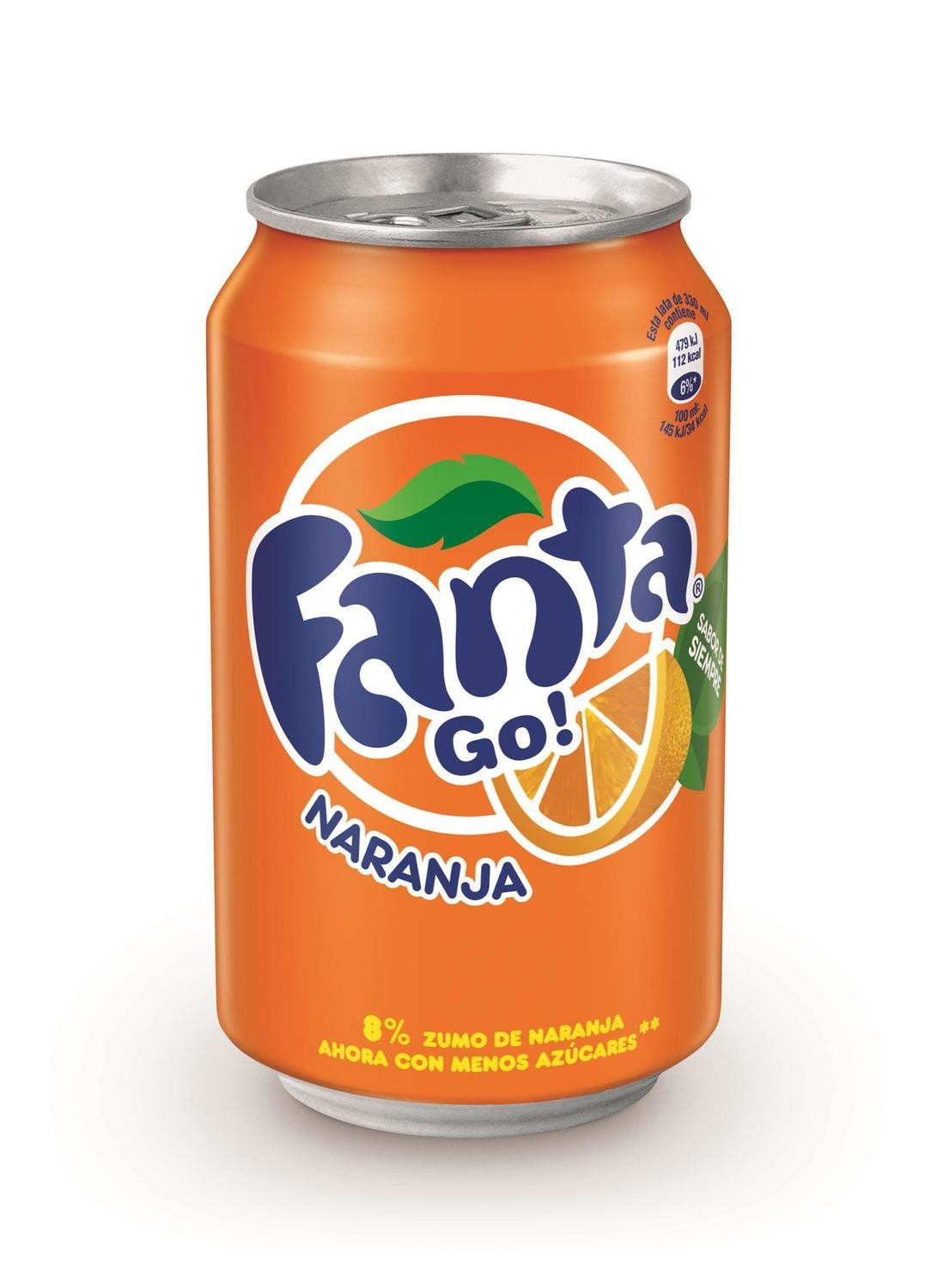 FANTA sabor naranja en lata (33 cl).