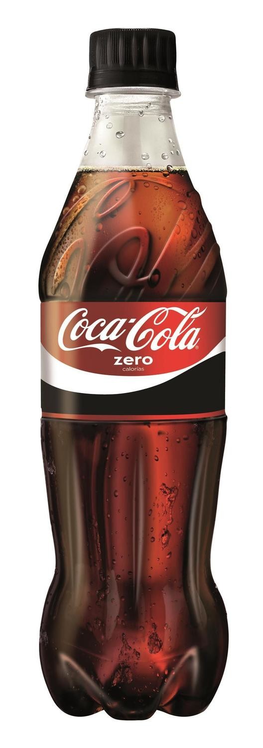 COCA COLA zero en botella (50 cl).