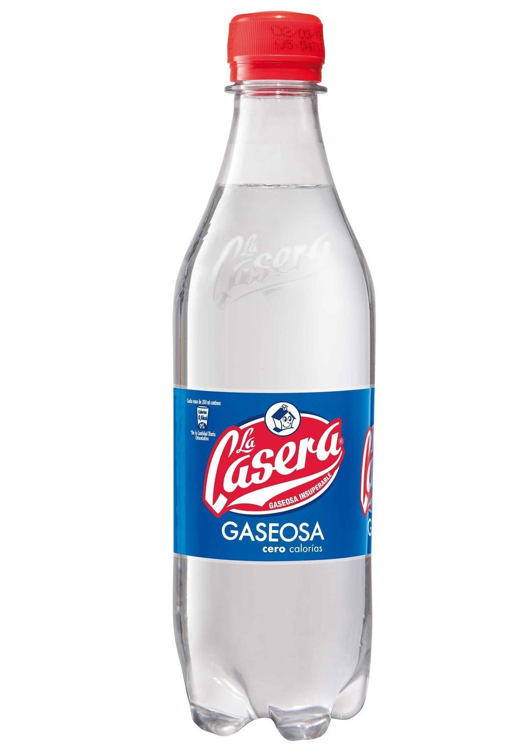 Gaseosa LA CASERA en botella (50 cl).