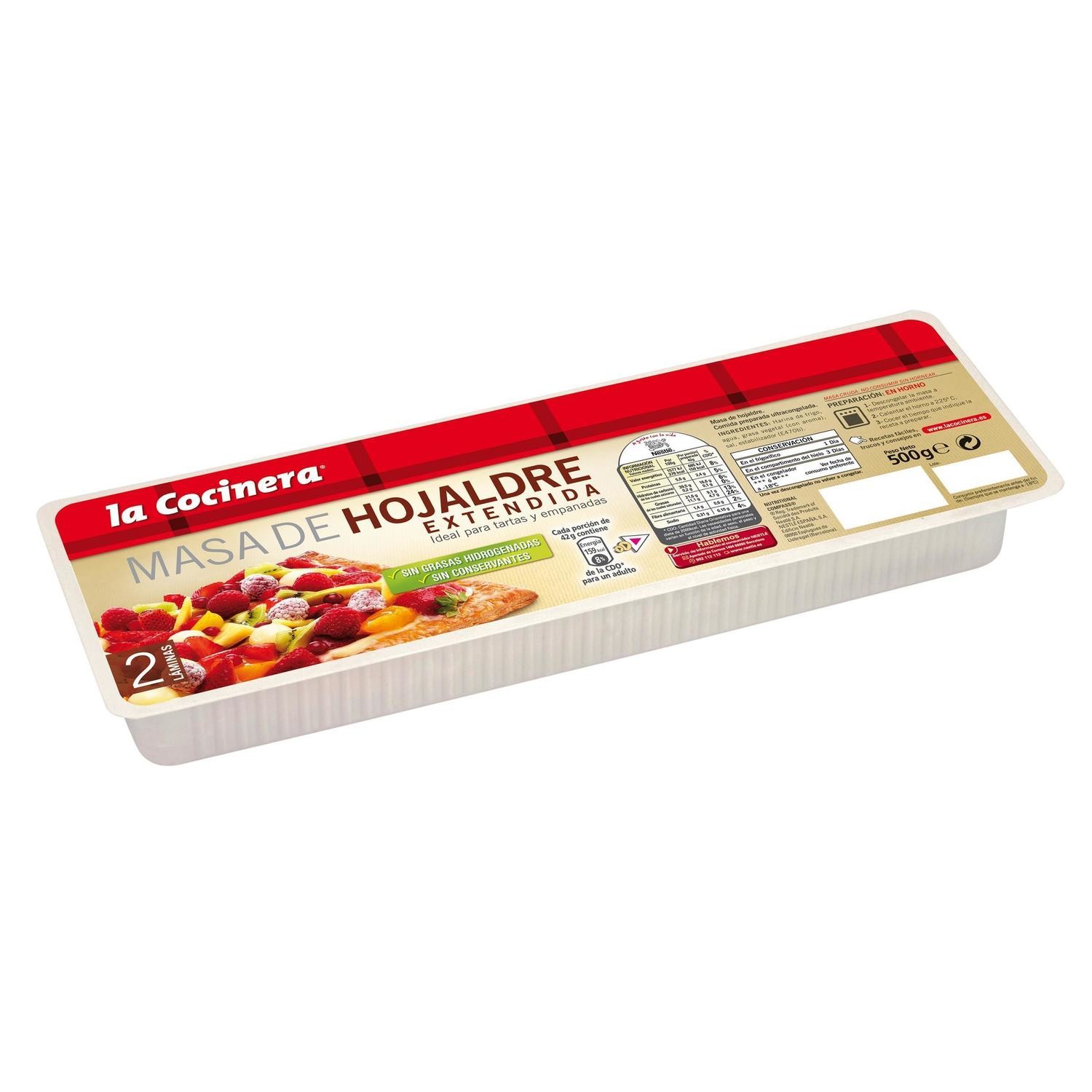 Masa de Hojaldre La Cocinera 500 Gr