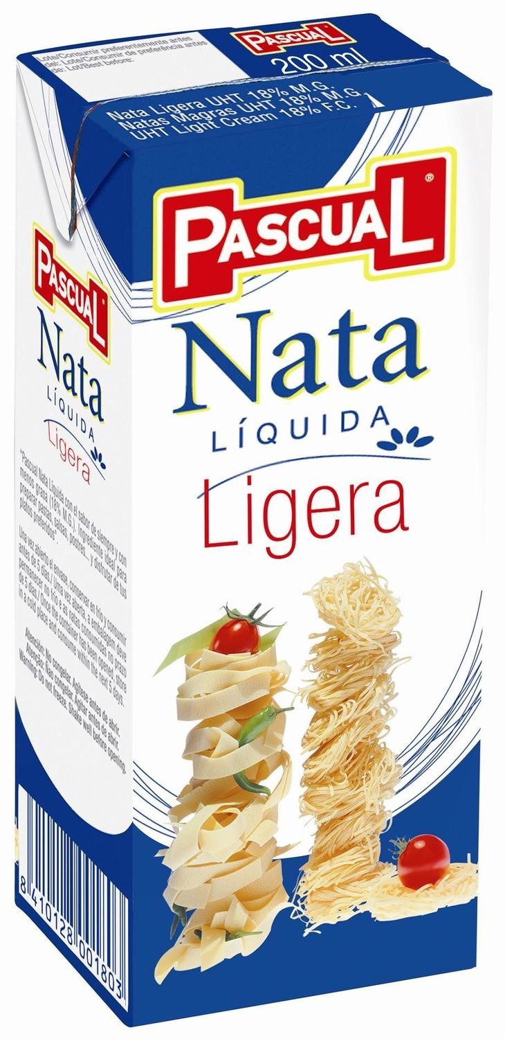 Nata líquida ligera de PASCUAL (200 ml).