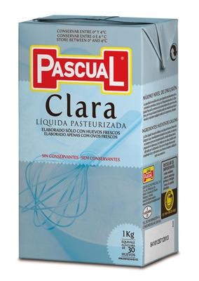 Clara líquida pasteurizada de PASCUAL.