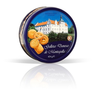 Galletas Danesas de Mantequilla Lata 454 GR