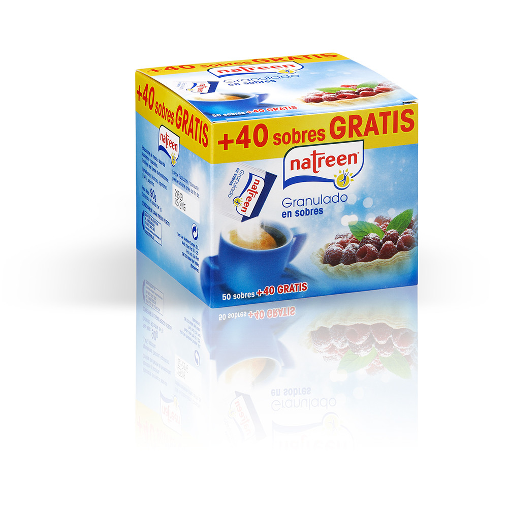 Edulcorante granulado en sobres NATREEN.