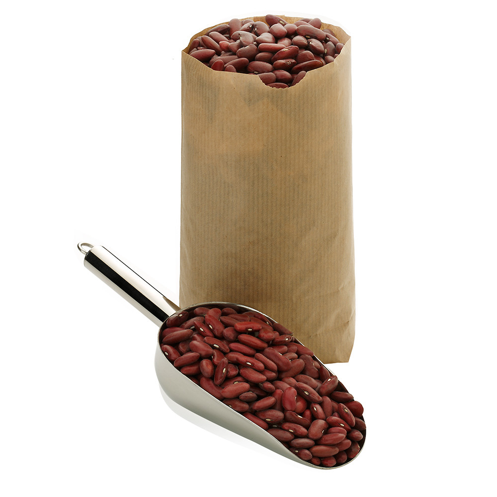 Alubia morada larga.