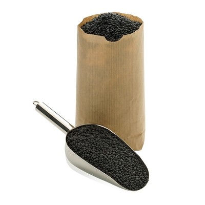 Lenteja caviar.