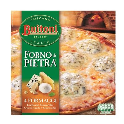 Pizza FORNO DI PIETRA 4 Quesos BUITONI.