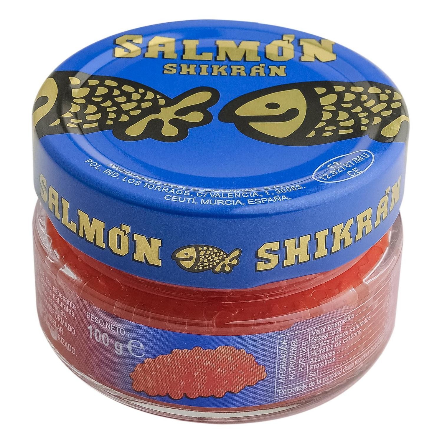 Huevas de salmón Shikrán.